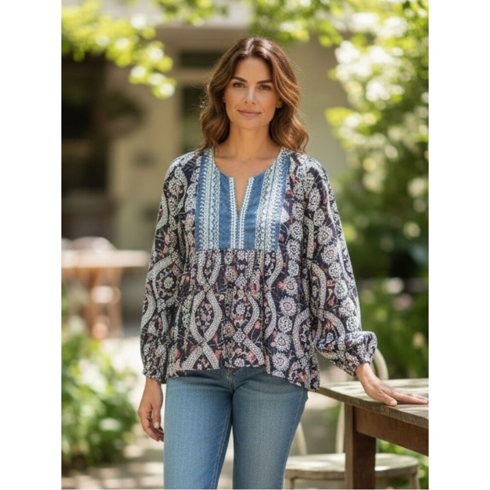 Sachin + Babi for Anthropologie Blouse size Large